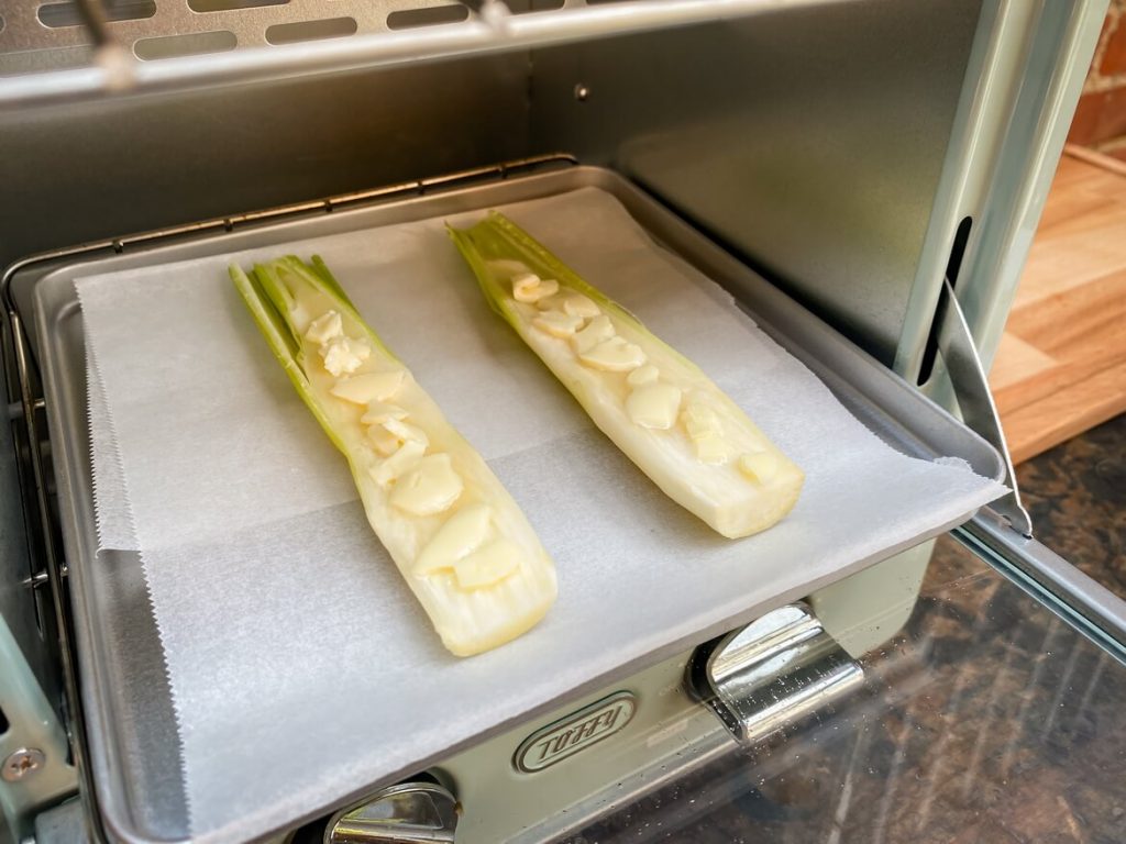 【烤茭白筍】如何用烤箱帶殼烤茭白筍、焗烤茭白筍